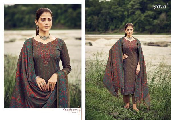 Romani Vaadiyaan Exclusive Premium Winter Wear Dress Material